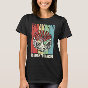 Faravahar Zoroastrianism Zarathustra Symbol philos T-Shirt