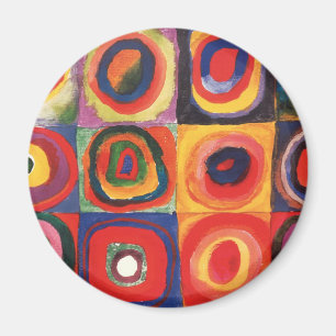 Farbstudie Quadrate Kandinsky Colours Magnet