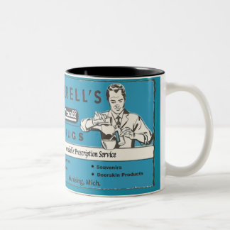 Farell Drugs Munising,MI Two-Tone Coffee Mug
