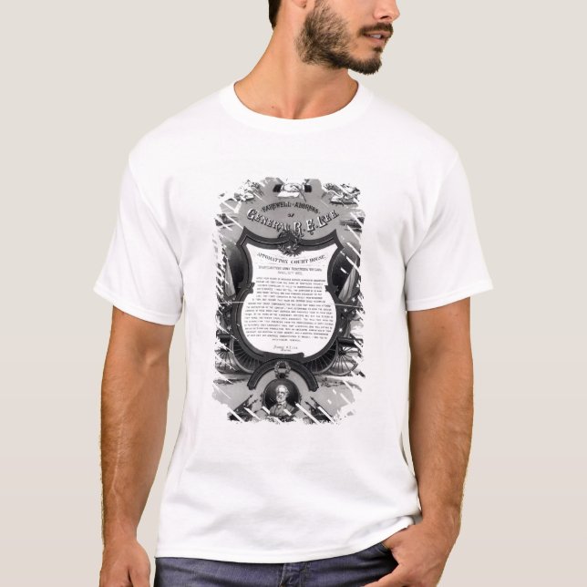 Farewell Address of General Robert E. Lee T-Shirt (Front)