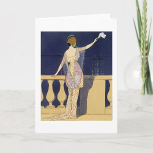 Farewell at Night, design for an evening dress by Card