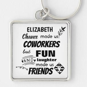 Farewell Coworker Boss - we are Friends Custom Keychain
