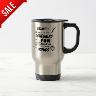Farewell Coworker Boss - we are Friends Custom Travel Mug