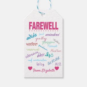 Farewell - Goodbye Leaving Gift Tags