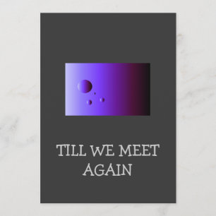 Farewell >greeting card