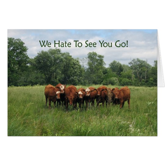 Farewell Group Card