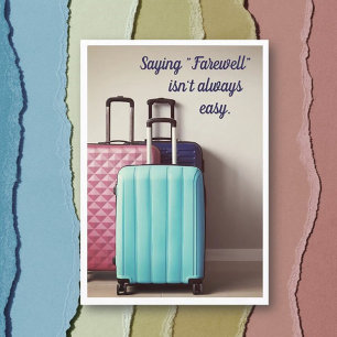 Farewell Message greeting card