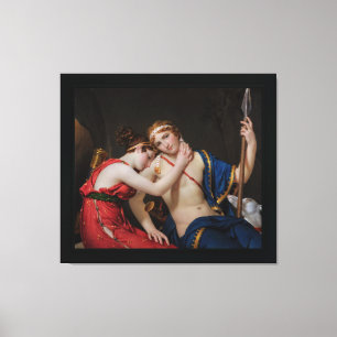 Farewell of Telemachus and Eucharis Canvas Print