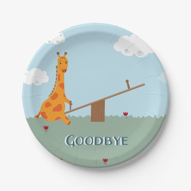 Farewell Party Plates (Front)