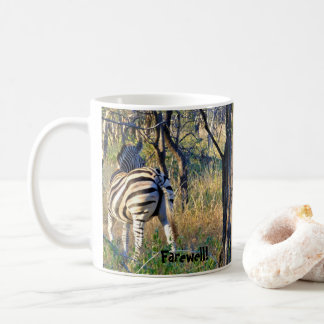Farewell South Africa Zebra Mug