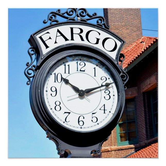 Fargo Clock Poster (Front)