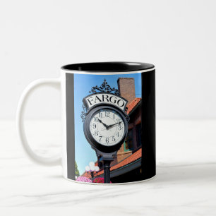 Fargo Clock Two-Tone Coffee Mug
