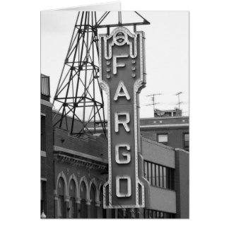 Fargo Movie Theatre Placard