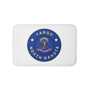 Fargo North Dakota Bath Mat