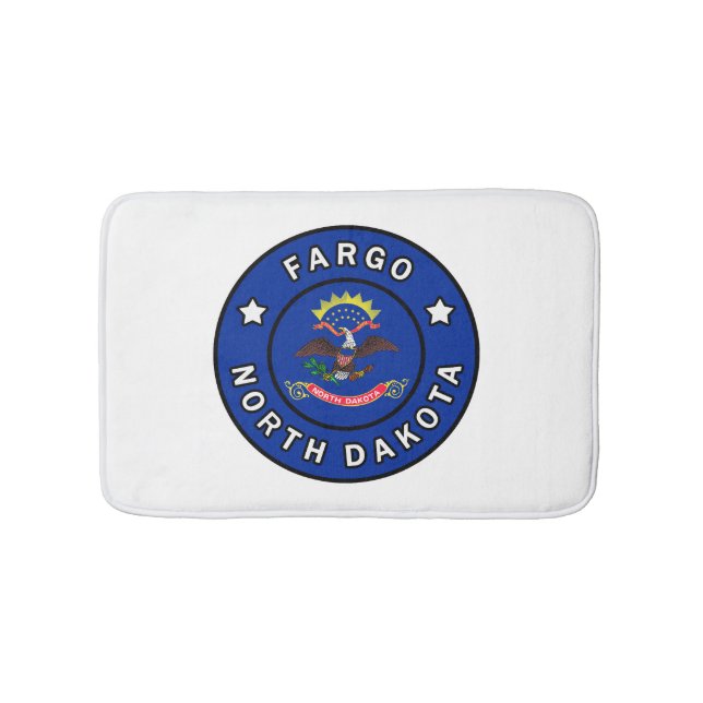 Fargo North Dakota Bath Mat (Front)