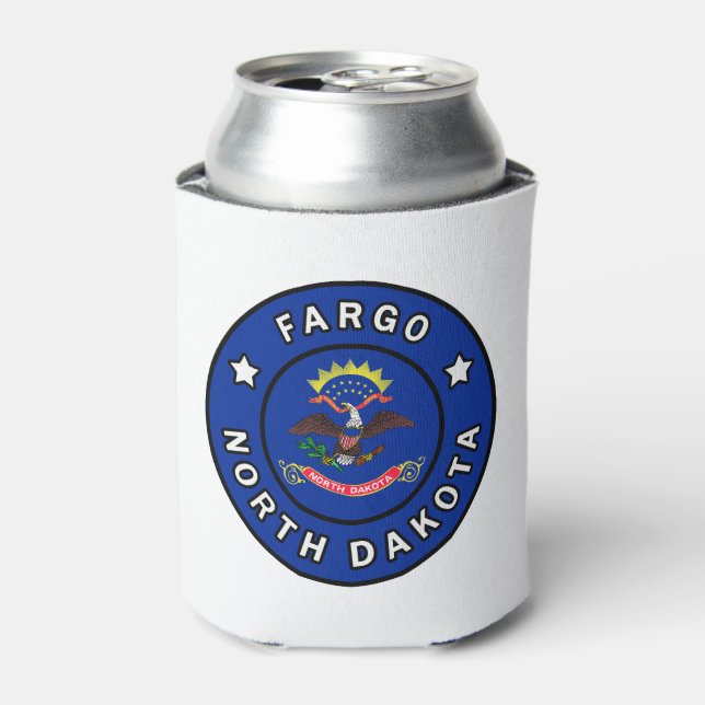 Fargo North Dakota Can Cooler (Can Front)