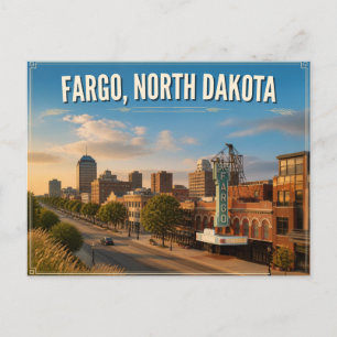 Fargo North Dakota Postcard