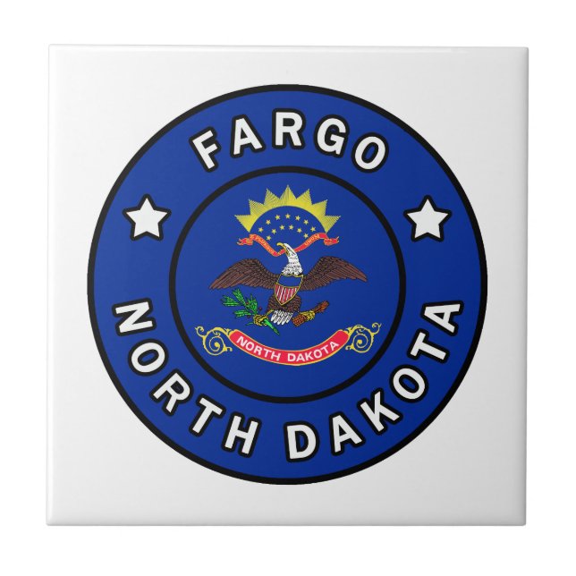 Fargo North Dakota Tile (Front)