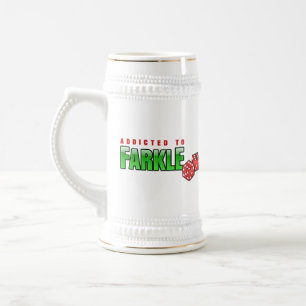 FARKLE - addicted Beer Stein