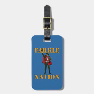 Farkle Nation Luggage Tag