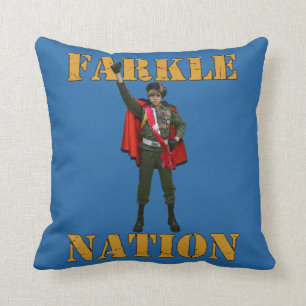Farkle Nation Throw Pillow