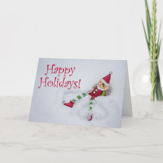 Farley la carte de Noël Elf (Devant)