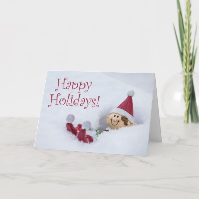 Farley la carte de Noël Elf (Devant)