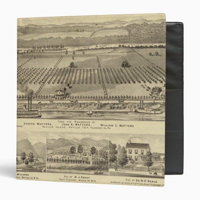 Farm and residences of Joseph Binder (Front/Inside)