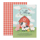 Farm Animal Boys Barnyard 2nd Birthday