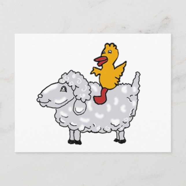 Farm Animal Fun Postcard (Front)