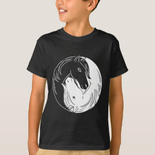 Farm Animal Horse Lover Horseback Riding Horse Hug T-Shirt