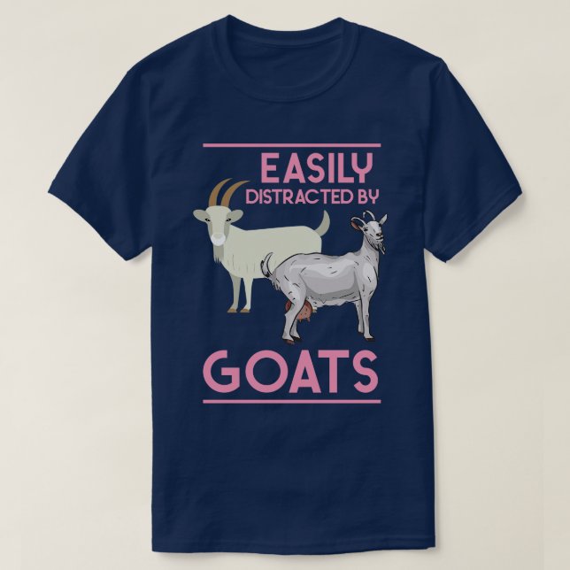 Farm Animal Lover Gift Goat T-Shirt (Design Front)