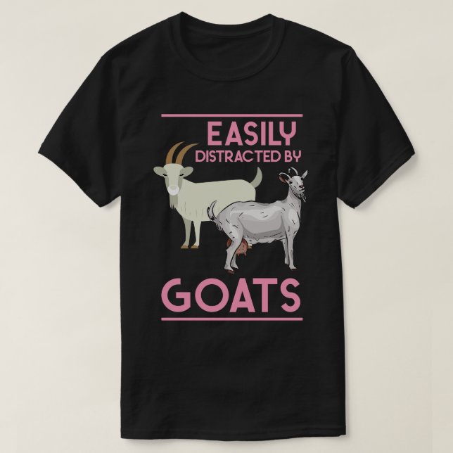 Farm Animal Lover Gift Goat T-Shirt (Design Front)