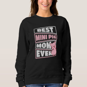 Farm Animal Piggy Piglet Mother Pet Baby Mini Pig  Sweatshirt