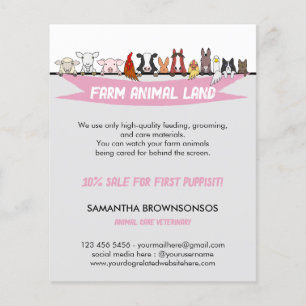Farm Animal Veterinary Services Flyer