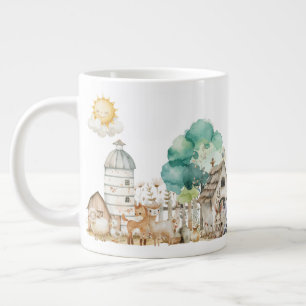 Farm Animal Watercolor Mug – Cute Nursery cup