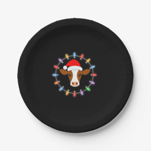Farm Animal Xmas Pajamas Costume Farmer Christmas Paper Plate