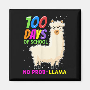 Farm Animals - 100 Days Of School No Prob-llama  Magnet
