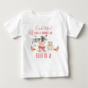 Farm Animals Baby T-Shirt