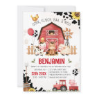 Farm Animals Barnyard FARM BIRTHDAY Invitation