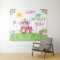 Farm Animals Birthday Barnyard Pink Girl Banner