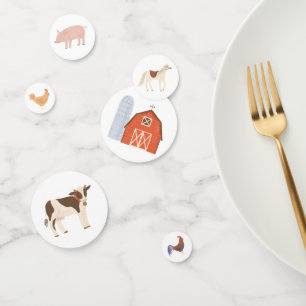 Farm Animals Birthday Party Confetti