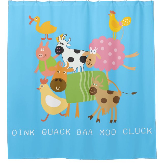 Farm Animals Cow Sheep Duck Goat Pig Chicken (Front)
