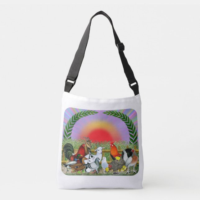 Farm Animals Crossbody Bag (Front)