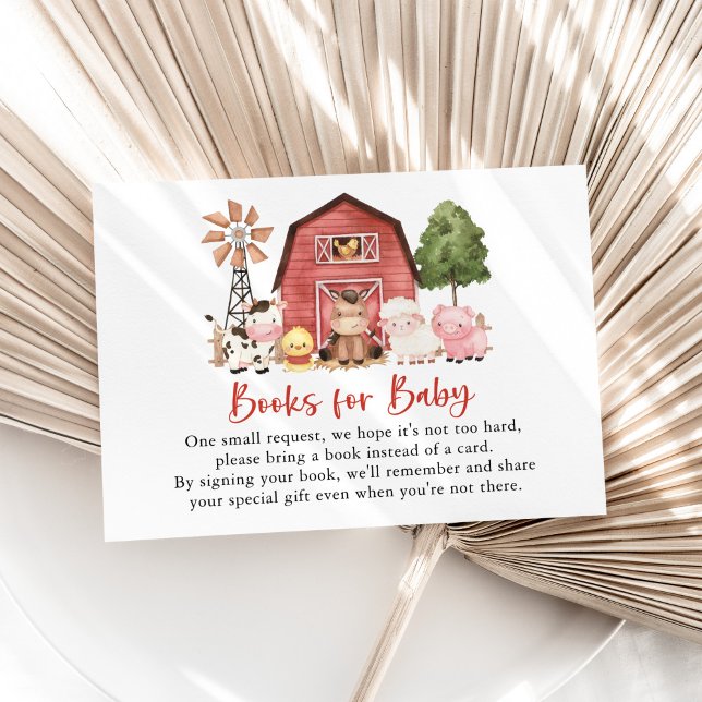 Farm Animals, Cute Animals, Barn, Books For Baby Enclosure Card (Creator Uploaded)