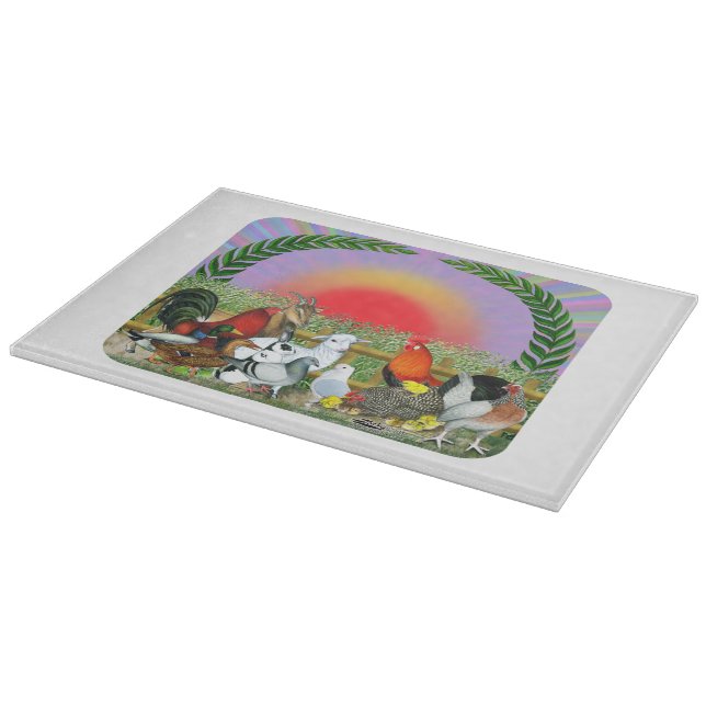 Farm Animals Cutting Board (Corner)