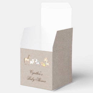 Farm Animals Favour Box