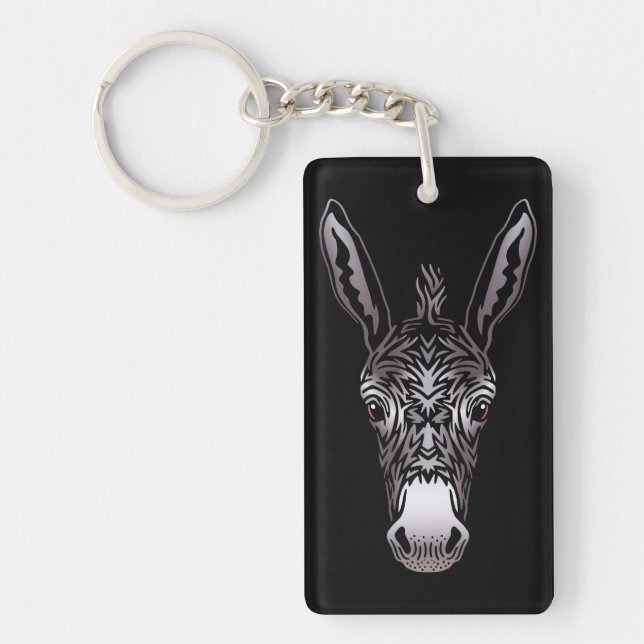 Farm Animals Friends Donkey Keychain (Front)