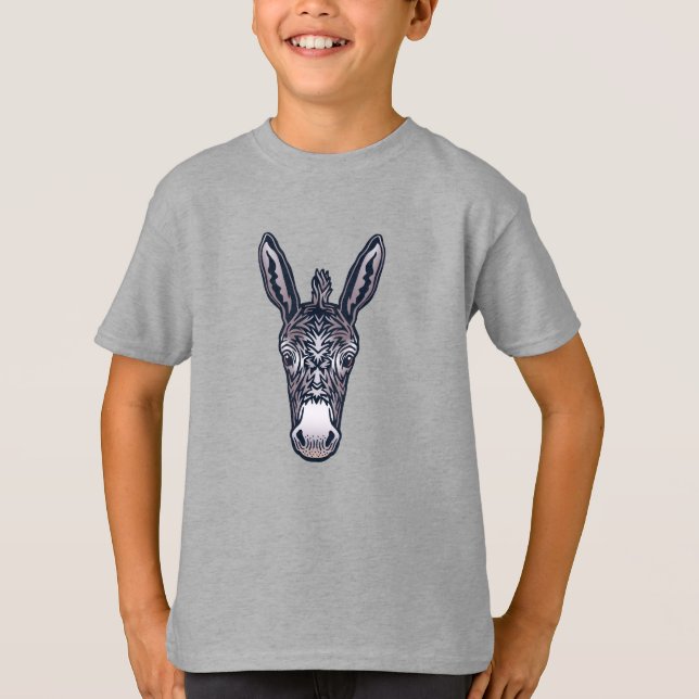 Farm Animals Friends Donkey T-Shirt (Front)