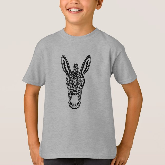 Farm Animals Friends Donkey T-Shirt (Front)